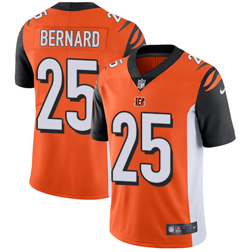 2019 men Cincinnati Bengals #25 Bernard orange Nike Vapor Untouchable Limited NFL Jersey